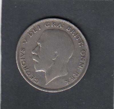 Beschrijving: 1/2 Crown  GEORGIUS V